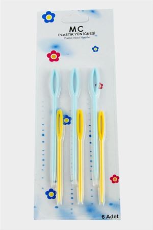 Plastik Yün İğnesi - Karışık Renk 1