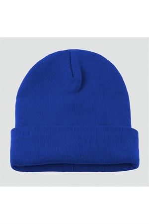 Çift Kat 1 nci kalite renkli bere ( Toptan Bere Eldiven ) - Mavi
