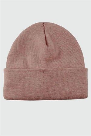 Çift Kat 1 nci kalite renkli bere ( Toptan Bere Eldiven ) - Koyu Pembe