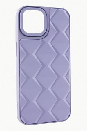 iPhone 12 Pro Prizma Desenli Lüx Liza Kılıf - Lila