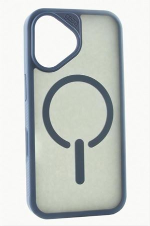 iPhone 16 Lüx Magsaff Kapak Kılıf - Mavi