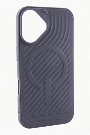 iPhone 16 Plus Lüx Magsaff Gear Silikon Kılıf - Mor