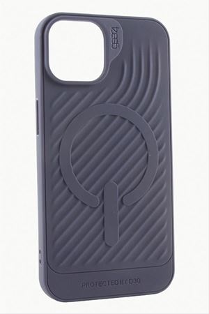 iPhone 14 Pro Lüx Magsaff Gear Silikon Kılıf - Mor