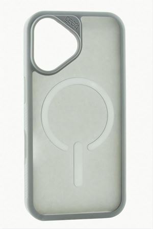 iPhone 16 Lüx Magsaff Kapak Kılıf - Gri