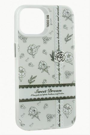 iPhone 11 Gül Lüx Sweet Silikon Kılıf - Gri