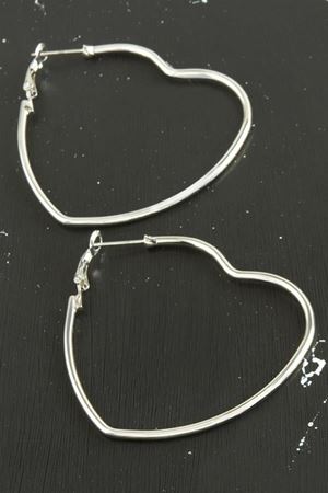 Yıldız Trend Küpe 6 cm - Gümüş Rengi