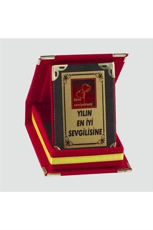 Yılın En İyi Sevgilisine Plaketi - Kırmızı