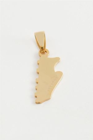 Krampon Çelik Kolye Ucu 2,5 cm - Sarı