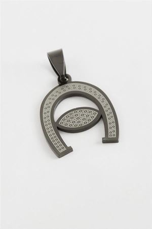 Nal Çelik Kolye Ucu 2,5 cm - Siyah