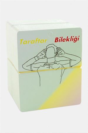 Taraftar Bileklik Kartı - Sarı