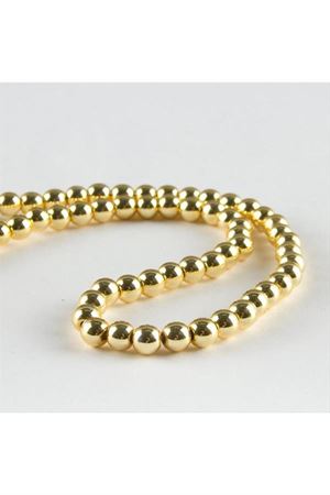 Hematit Taşı 6 mm - Altın Rengi
