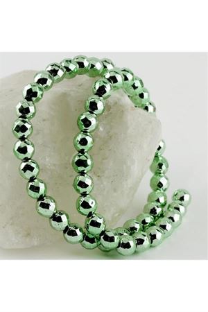 8 mm Fasetli Hematit Taşı - Roz