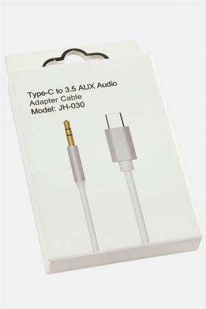 Type C to 3,5 AUX Audio - Beyaz