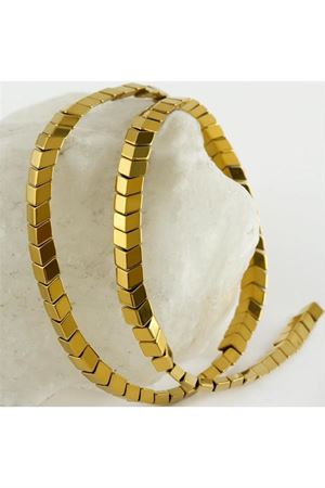 4 mm Çavuş Hematit Taşı - Sarı