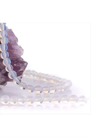 6 mm Opal Taşı (Ay Taşı) - Açık Mavi