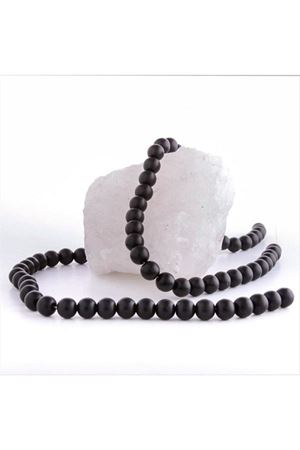 10 mm Mat Onix Taşı - Siyah