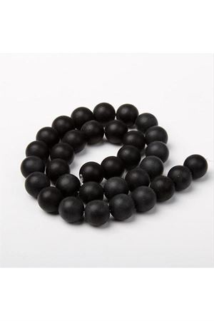 10 mm Mat Onix Taşı - Siyah