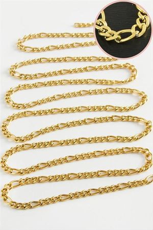 4 mm Çelik Zincir 1 Metre - Sarı