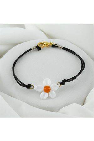 Papatya Cam Bileklik - Karışık Renk 1