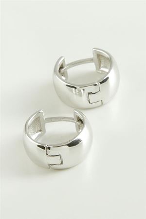 Halka Trend Metal Küpe - Sarı