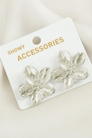 Orkide Trend Metal Küpe - Sarı