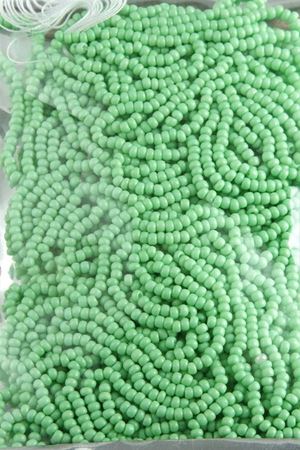 2,5 mm Silindir Kum Boncuk 50 Gram - Yeşil-1