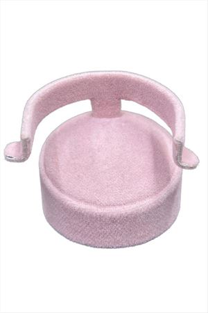 Anfora Kumaş Kaplamlı Kelepçe Bileklik Standı - Açık Pembe
