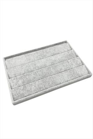 Yatay Anfora Kumaş Küpelik 24*34 cm - Gri