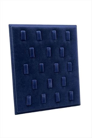 18 Tırnaklı Ayaklı Anfora Kumaş Yüzük Standı 17*20 cm - Lacivert