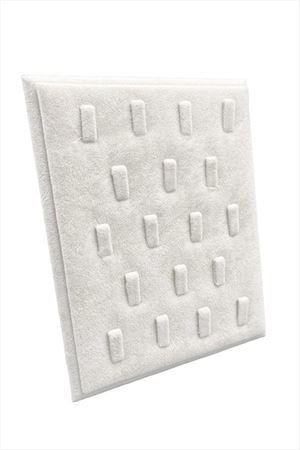 18 Tırnaklı Ayaklı Anfora Kumaş Yüzük Standı 17*20 cm - Krem