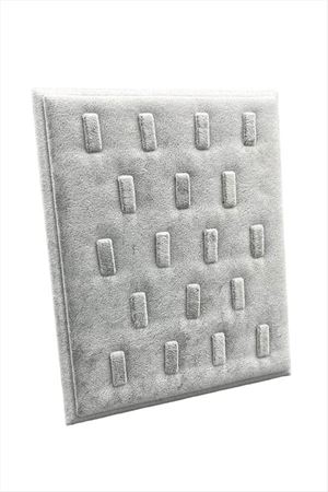 18 Tırnaklı Ayaklı Anfora Kumaş Yüzük Standı 17*20 cm - Gri