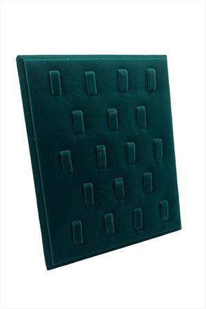 18 Tırnaklı Ayaklı Anfora Kumaş Yüzük Standı 17*20 cm - Yeşil