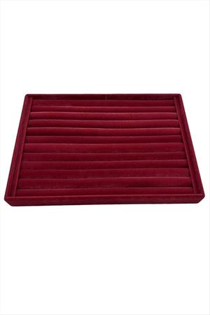 Yatay Sosisli Anfora Yüzük Kelepçe Standı 24*34 cm - Mor