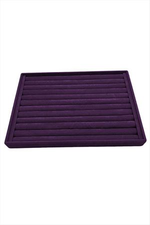 Yatay Sosisli Anfora Yüzük Kelepçe Standı 24*34 cm - Mor