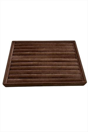 Yatay Sosisli Anfora Yüzük Kelepçe Standı 24*34 cm - Kahverengi