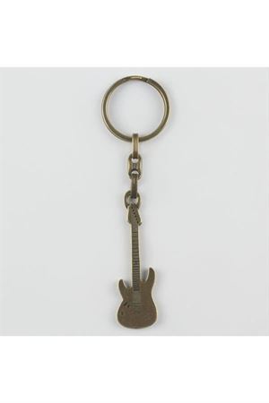 Gitar Figürlü Metal Anahtarlık - Antik