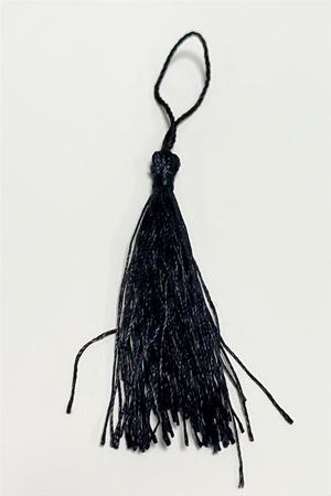 1 Adet Pamuk Püskül 14 cm - Siyah