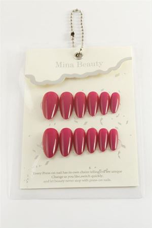 Mina Beauty Kedi Gözü Takma Tırnak - Fuşya