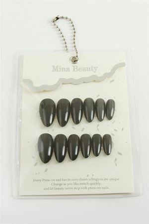 Mina Beauty Kedi Gözü Takma Tırnak - Siyah