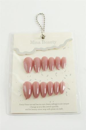Mina Beauty Kedi Gözü Takma Tırnak - Pembe