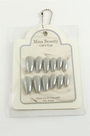 Mina Beauty Kedi Gözü Takma Tırnak - Bordo