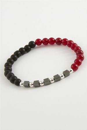 Ceyt Hematit Doğaltaş Bileklik 6 mm - Bordo
