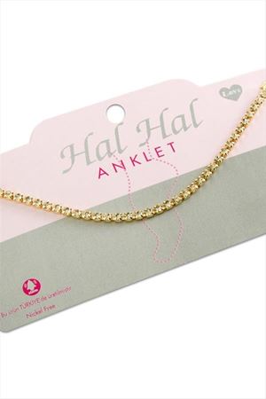 Şerit Taşlı Halhal - Sarı