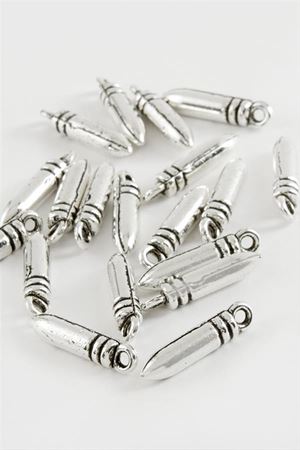 Mermi Tesbih Aparatı 50 Gram - Gümüş Rengi