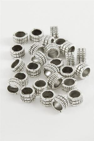 Noktalı Tesbih Ara Aparatı 50 Gram - Gümüş Rengi