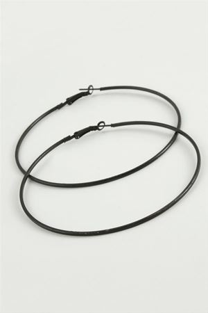 İnce Boru Metal Halka Küpe 8-9-10 cm