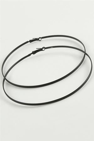 Noktalı Metal Halka Küpe 8-9-10 cm
