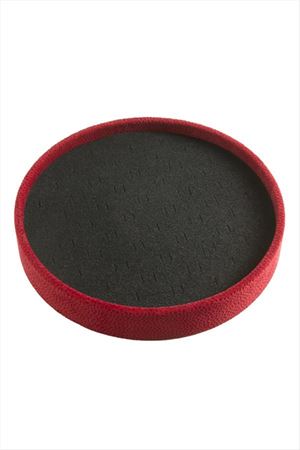 Yuvarlak Ahşap Anfora Kumaş Yüzüklük 20 cm - Kırmızı
