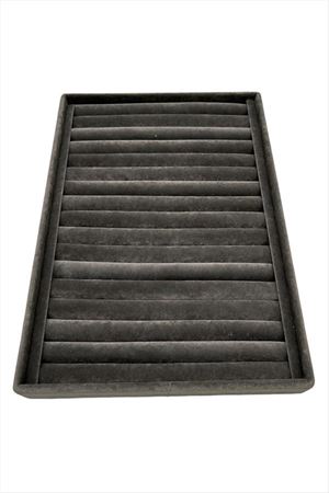 Dik Sosisli Anfora Yüzük Kelepçe Standı 24*34 cm - Füme