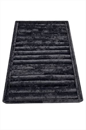 Dik Sosisli Anfora Yüzük Kelepçe Standı 24*34 cm - Siyah
